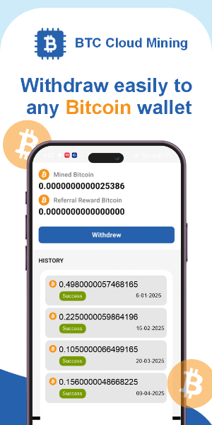 BTC Cloud Mining Pro Screenshot 3