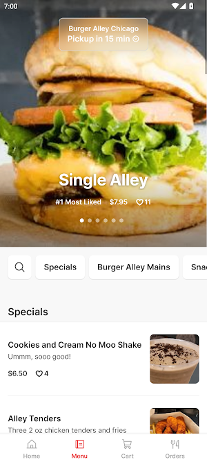 Burger Alley Chicago Screenshot 1