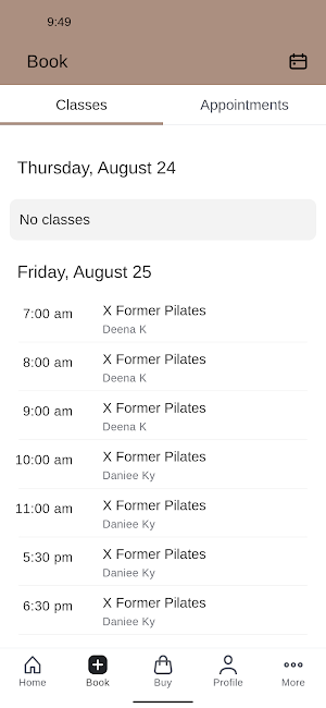 Bodytone Studio Screenshot 1