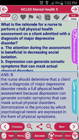 NCLEX Mental Health Exam Prep  Screenshot 1