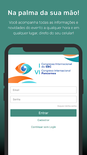 CONGRESSO SBC | PANCORNEA 2026 Screenshot 0