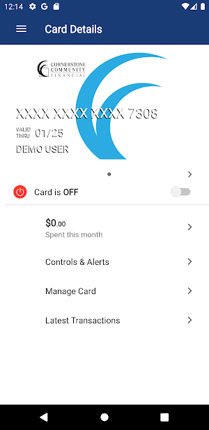 CCF Card Controls Screenshot 3