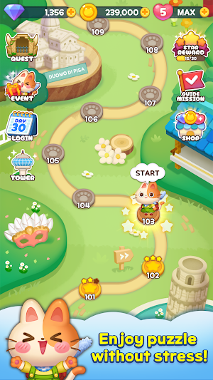 Neko Tile Match Screenshot 0