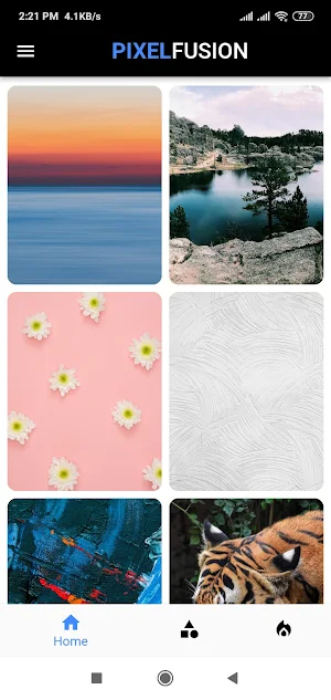 Pixel Fusion - Wallpaper App Screenshot 0