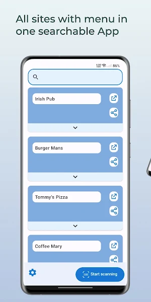 Scan restaurant menu - QR Code Screenshot 0