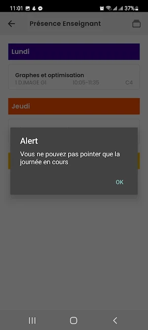 ISAMGF Enseignant Screenshot 3