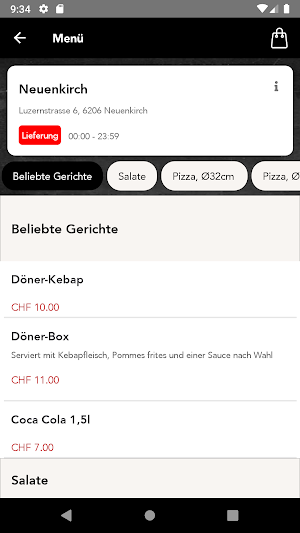 Pizza King Neuenkirch Screenshot 1