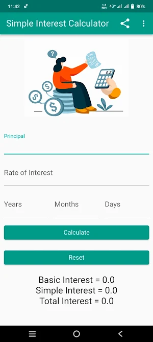 Simple Interest Formula Screenshot 1