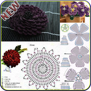 Crochet Flower Pattern Ideas Screenshot 0