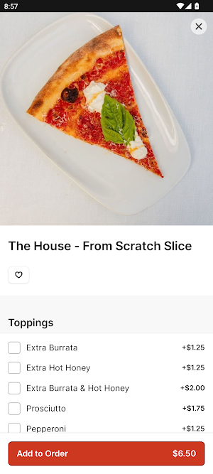 Flour Pizzeria & Cafe Screenshot 3
