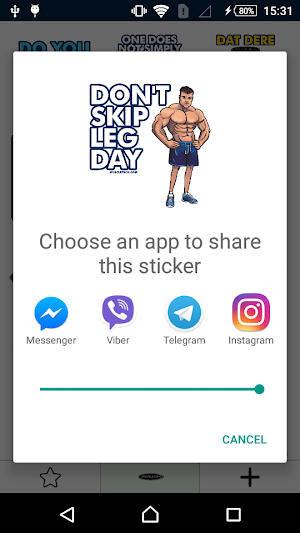 MuscleTech Emojis Screenshot 2