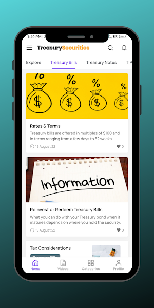 Treasury Bills Notes and Bonds Screenshot 0