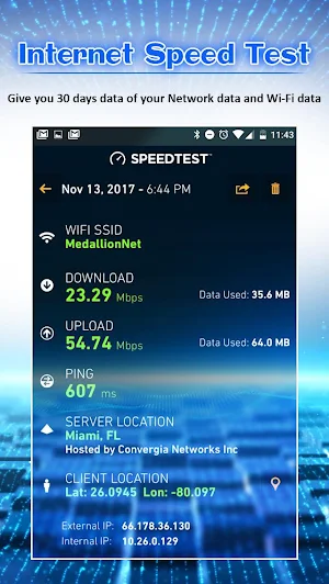 Internet Speed Meter Lite Screenshot 3