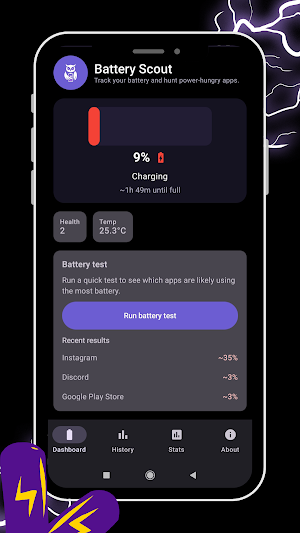 Battery Scout: Battery Tracker Screenshot 2