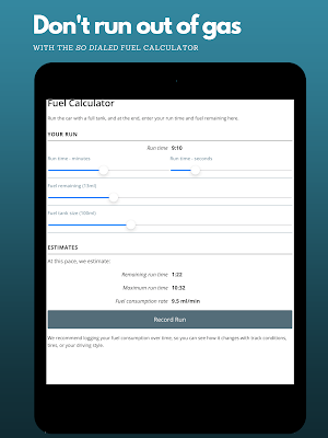 RC Fuel Mileage Calculator Screenshot 3