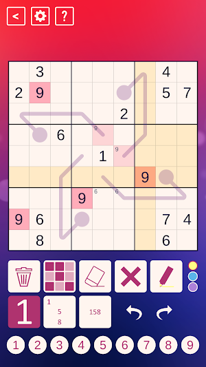 Thermo Sudoku Screenshot 0