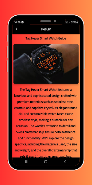 Tag Heuer Smart Watch Guide Screenshot 3