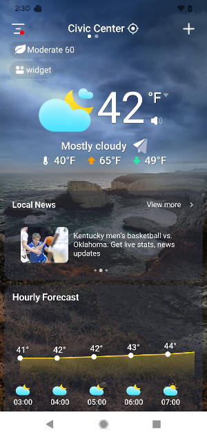 Local Weather - Radar & Widget Screenshot 0