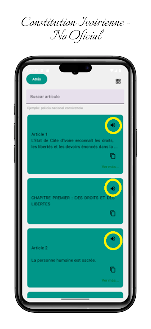Constitution Ivoirienne Screenshot 0