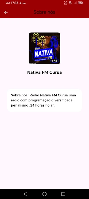 Nativa FM Curua Screenshot 0