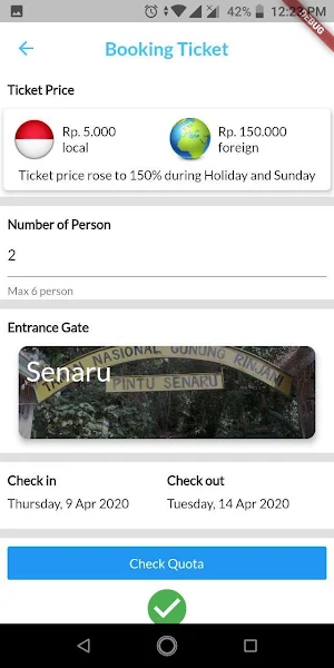 eRinjani Screenshot 2