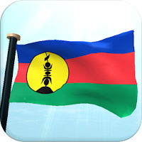 New Caledonia Flag 3D