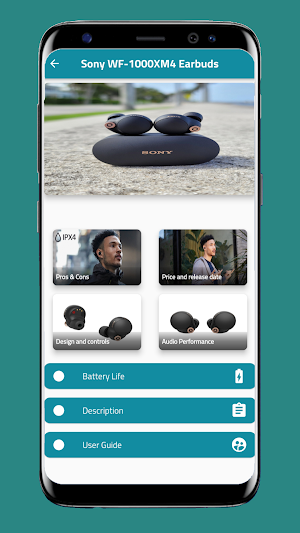 Sony WF-1000XM4 Earbuds Guide Screenshot 1