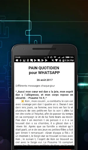 Notre Pain Quotidien Screenshot 1