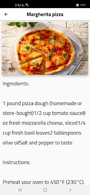 Pizza recipes Screenshot 3