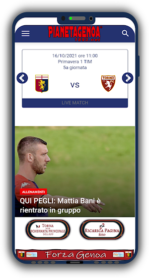Il Giornale del Genoa - News Screenshot 1