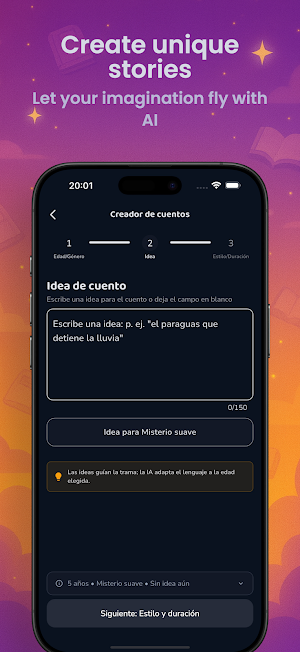 CuentoBot — Stories with AI Screenshot 2