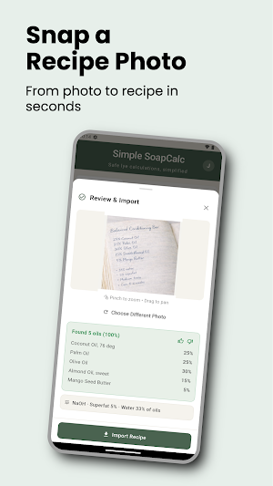 Soap Calculator – SoapCalc Screenshot 1
