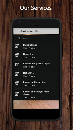 water street barbers booking Screenshot 2