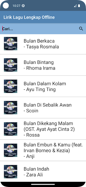 Lirik Lagu Lengkap Offline Screenshot 3