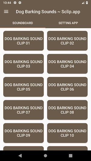 Dog Barking Sound Collections ~ Sclip.app Screenshot 0