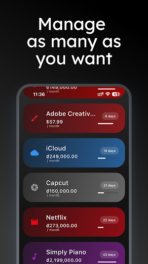 SubNotify: Unlimited Screenshot 1