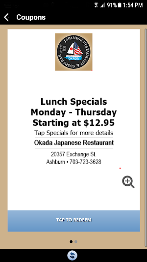 OKADA Japanese Restaurant Screenshot 3