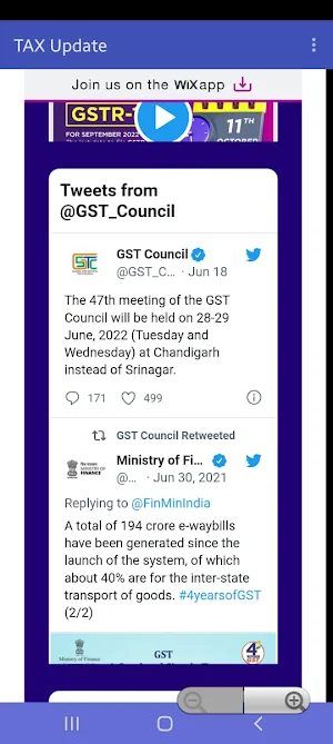 TAX Update Screenshot 3