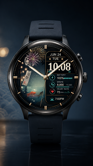Matsuri Japanese Watch Face Screenshot 0