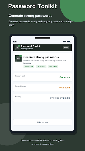 Password Toolkit Screenshot 0