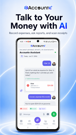 AccountE: AI Expense Tracker Screenshot 1