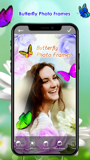 Butterfly Photo Editor Frames Screenshot 2