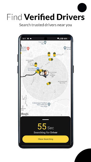 OraRide - Request a ride Screenshot 3