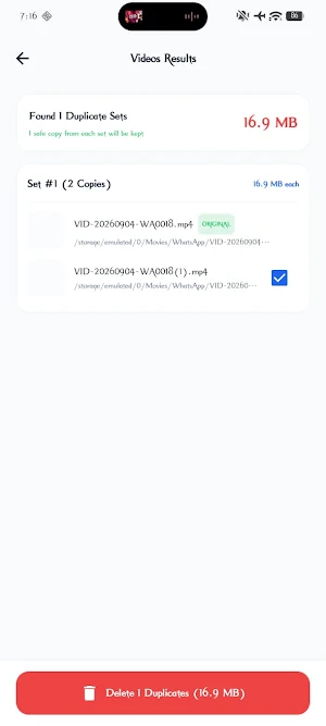 Duplicate Cleaner: Clear Space Screenshot 1