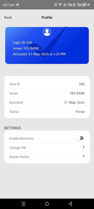 YES Secure Next Screenshot 1