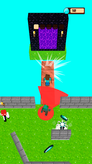 Hid and Tag: Build Bridge! Screenshot 2