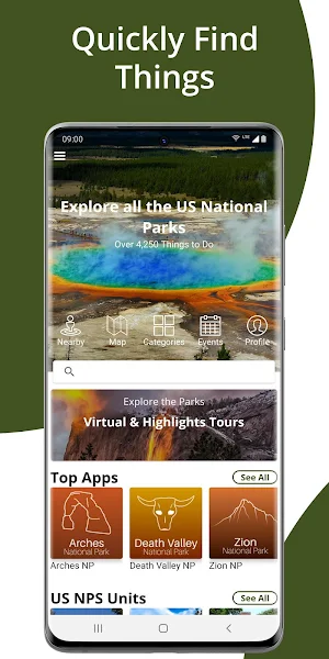 NPS Parks Screenshot 0