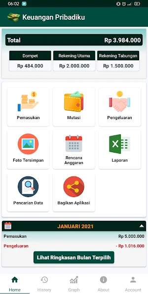Keuangan Pribadi ku Screenshot 0
