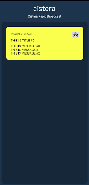 Cistera Paging Screenshot 1