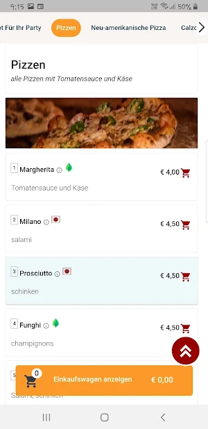 Napoli Pizza Service Screenshot 3